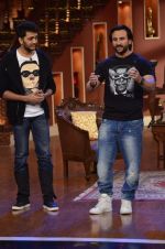 Riteish Deshmukh, Saif Ali Khan at the Promotion of Humshakals on the sets of Comedy Nights with Kapil in Filmcity on 6th June 2014